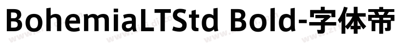 BohemiaLTStd Bold字体转换